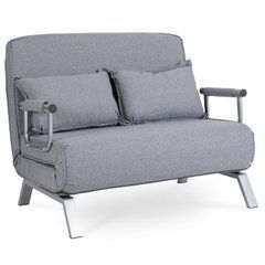 Кресло двухместное раскладное MEBEL ELITE BART 2 Серый