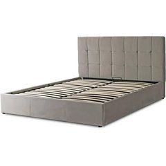 Ліжко PANAMA Velvet Mebel Elite 160x200 см Сірий жива фотографія