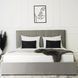 Кровать PANAMA Velvet Mebel Elite 160x200 см Серый