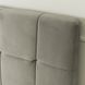 Кровать PANAMA Velvet Mebel Elite 160x200 см Серый