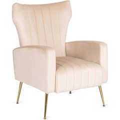 Кресло мягкое DIANA Velvet MEBEL ELITE Беж