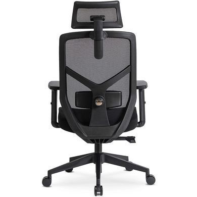 Стілець офісний обертовий MEBEL ELITE BENTO Чорний жива фотографія