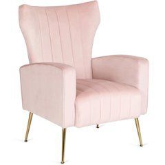 Кресло мягкое DIANA Velvet MEBEL ELITE Розовый