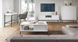 Комод высокий Perfect Home Новая/Nova 2-дверный с черными ножками K104 Белый