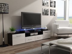 ТВ Тумба EVORA WENGE RTV Cama 194 Венге Мат / Білий Глянець