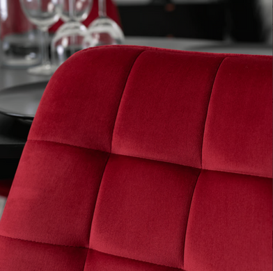 Стул RICK Velvet Mebel Elite Бордо реальная фотография