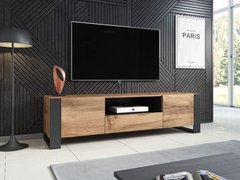 ТВ Тумба WOOD RTV Cama 180 Дуб Вотан Мат / Антрацит Мат