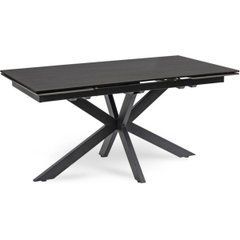 Стіл розкладний MEBEL ELITE BRUNO 160(240)х90 см Чорний жива фотографія