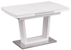 Стол Раскладной DT 8073 DAOSUN 120(160)x80 Керамика Белый реальная фотография