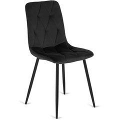 Стул ROBIN Velvet Mebel Elite, Черный реальная фотография