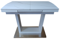 Стол Раскладной DT 8073 SMALL DAOSUN 100(140)x70 Керамика Белый реальная фотография