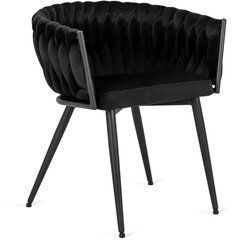 Стул EMPOLI Velvet Mebel Elite Черный реальная фотография