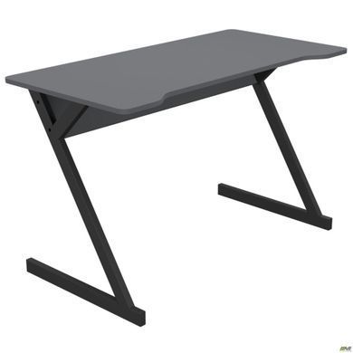 Стол компьютерный Dexter DX1200 AMF (1200х600х750Н) черный графит/Серый Шифер реальная фотография