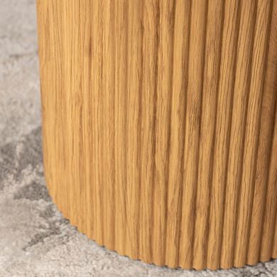 Журнальный столик MAYLIN MEBEL ELITE 60x60 Дуб реальная фотография
