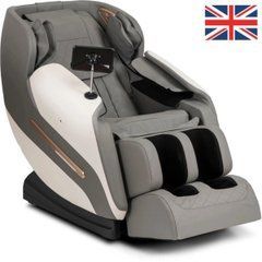 Массажное кресло VX MAX Mebel Elite Серая эко-кожа Меню на английском языке