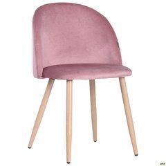 Стілець Sherry beech Velvet AMF Рожевий жива фотографія