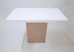 Раскладной стол STOUN B/L Intarsio 100(135)x60 Белая аляска / Лате реальная фотография