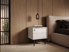 Тумба приліжкова Perfect Home Джапанді / Japandi S54 1-дверна Кашемір жива фотографія