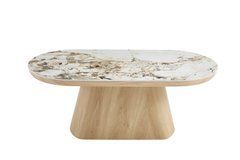 Столик журнальный CT Royal 120 Wood Bjorn 120x60 Pandora Glossy реальная фотография