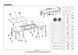 Стол раскладной SEWERYN Halmar 160x300 Темный орех