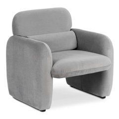 Крісло для відпочинку MEBEL ELITE TOGO Сірий велюр