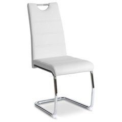 Стул LOPEZ Mebel Elite Белый/экокожа реальная фотография