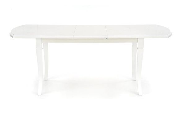 Стол кухонный раскладной HALMAR FRYDERYK 160-240x90 см, белый реальная фотография