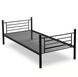 Двоярусне ліжко MEBEL ELITE RODEZ 90x200 см Чорний