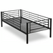 Двоярусне ліжко MEBEL ELITE RODEZ 90x200 см Чорний