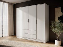Шкаф для одежды Perfect Home Келли / Kelly 4D 4-дверный Кашемир реальная фотография