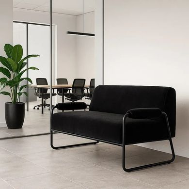 Дизайнерский диван HAVEN Mille 130х70х80 см Черный