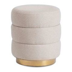 М'який пуф AURA Mebel Elite Бежевий/тканина