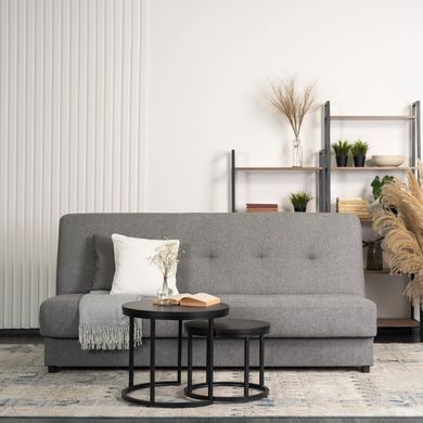 Диван MEBEL ELITE ARUBA 188 см Серый