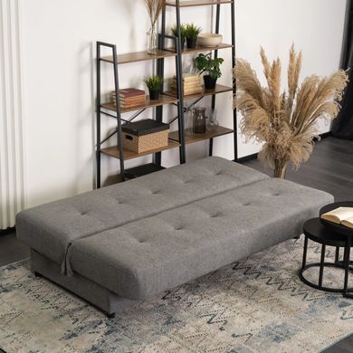 Диван MEBEL ELITE ARUBA 188 см Серый