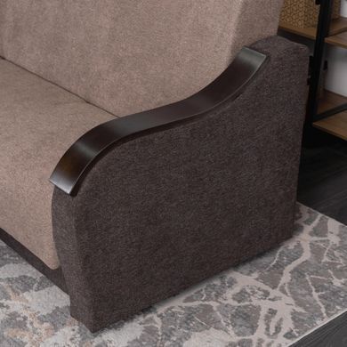 Диван MEBEL ELITE BLOOM 210 см Коричневый