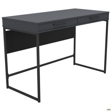 Стол Campari Cr1200 AMF (1200х550х800Н) черный/Антрацит реальная фотография